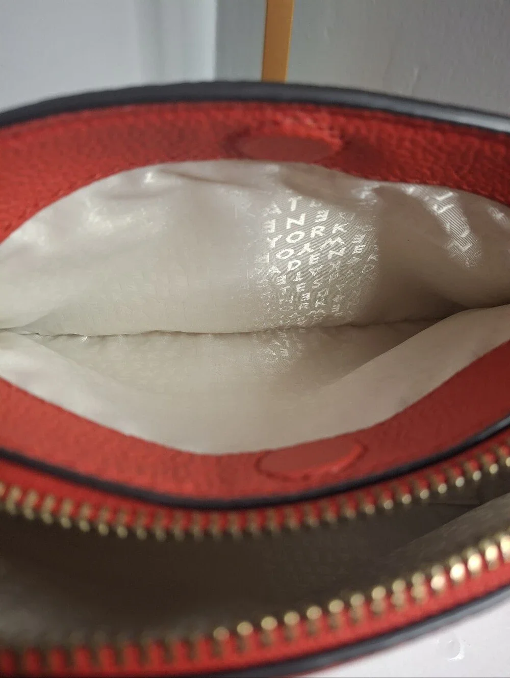 Kate Spade Coral Red Embossed Logo Dome Crossbody Bag Wallet Set